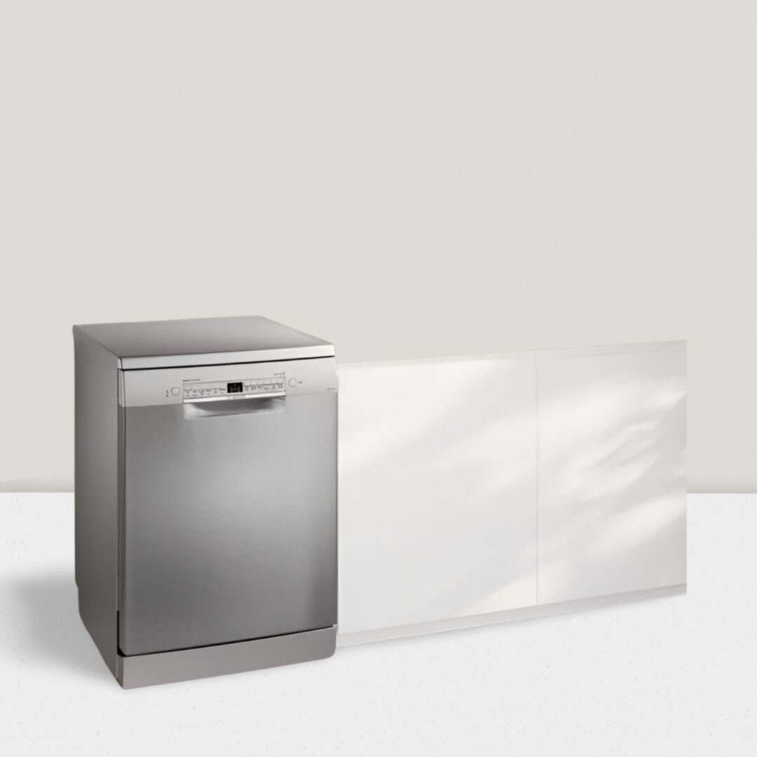 BOSCH Series 6 14 Place Settings Free Standing Dishwasher with Glass Protection Technology (No Pre-rinse Required, Silver) SMS6IKI01I - Image 2