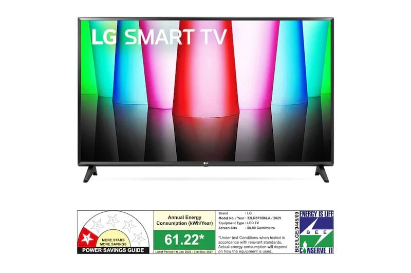 LG 80cm (32) Smart TV (LR57), α5 Gen6 AI Processor, 60Hz Refresh Rate, Active HDR, AI Sound - Image 3