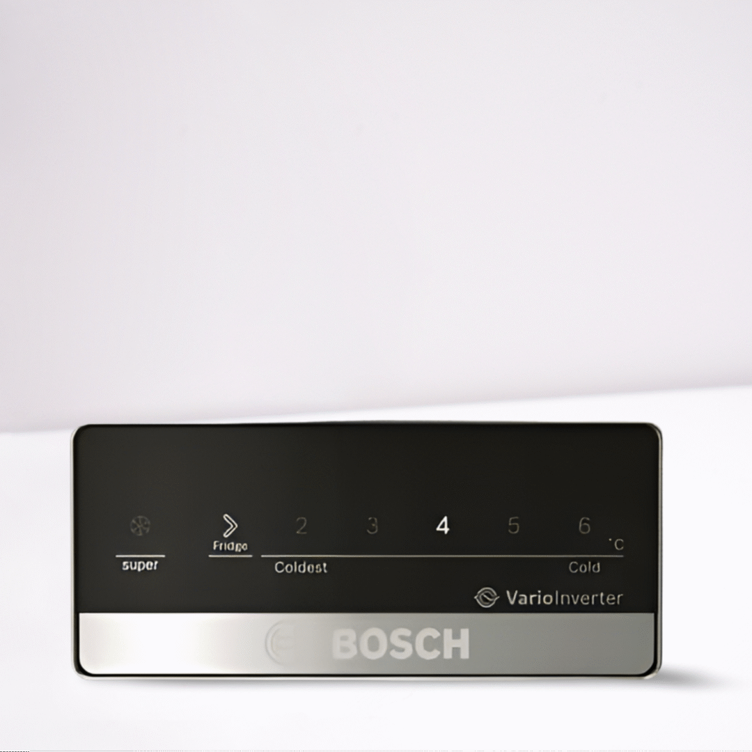 Bosch Series 2 243 L Frost Free Double Door Refrigerator, CTN27S031I (Shiny Silver) - Image 2