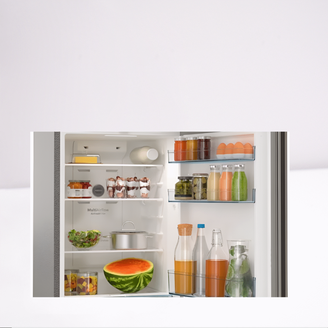 Bosch Series 2 243 L Frost Free Double Door Refrigerator, CTN27S031I (Shiny Silver) - Image 4