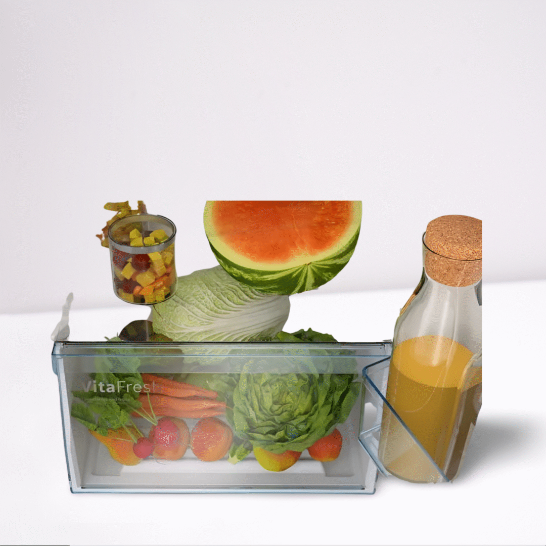 Bosch Series 2 243 L Frost Free Double Door Refrigerator, CTN27S031I (Shiny Silver) - Image 5