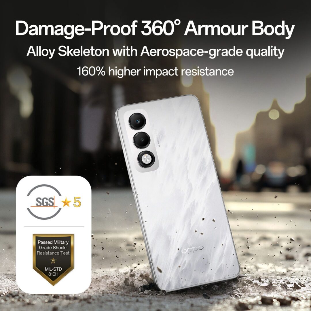 OPPO K13x 5G 6000mAh and 45W SUPERVOOC Charger & AI (Breeze Blue, 128 GB) (6 GB RAM) - Image 12